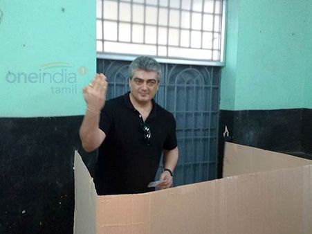 നടുവിരല്‍ ഉയര്‍ത്തിക്കാട്ടിയില്ല, ഇലക്ഷനില്‍ സ്‌കോര്‍ ചെയ്തത് തല അജിത്തിന്റെ മാന്യത!