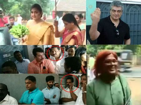 രണ്ടിടത്തും കണ്ട കുമ്പിടി, തലയുടെ തലയെടുപ്പ്, വധു ബൂത്തില്‍; ചില കൗതുക കാഴ്ച