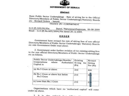 ഐസക്കിന്റെ ചെലവ് ചുരുക്കലെല്ലാം പുറംപൂച്ചോ? പൊതുമേഖല ബോര്‍ഡ് അംഗങ്ങളുടെ സിറ്റിംഗ് ഫീസ് ഇരട്ടിയാക്കി