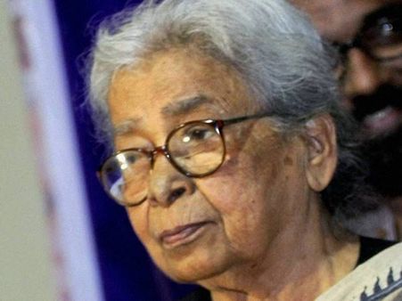 എഴുത്തുകാരിയും സാമൂഹ്യപ്രവര്‍ത്തകയുമായ മഹാശ്വേതാ ദേവി അന്തരിച്ചു