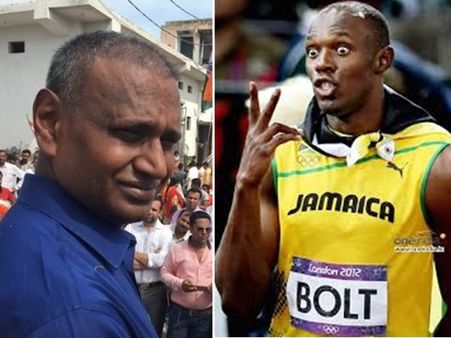 ഉസൈന്‍ ബോള്‍ട്ടും ബീഫും... ബിജെപിയിലെ ദളിത് നേതാവിന് ട്വിറ്ററില്‍ പറ്റിയ പറ്റ്!