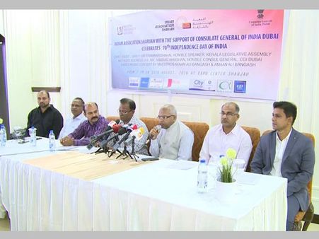 ഇന്ത്യന്‍ സ്വാതന്ത്ര്യദിനാഘോഷം ഷാര്‍ജയില്‍ വിപുലമായി ആഘോഷിക്കുന്നു