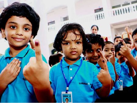 എല്‍കെജി പിള്ളേര്‍ക്കും വോട്ടോ? തിരഞ്ഞെടുപ്പ് നടത്തിയത് ഇലക്ഷന്‍ കമ്മീഷന്‍ നേരിട്ട് !!!