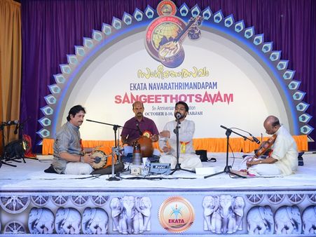 ഏകതാ നവരാത്രി മണ്ഡപത്തില്‍ വിദ്യാരംഭം നടക്കും