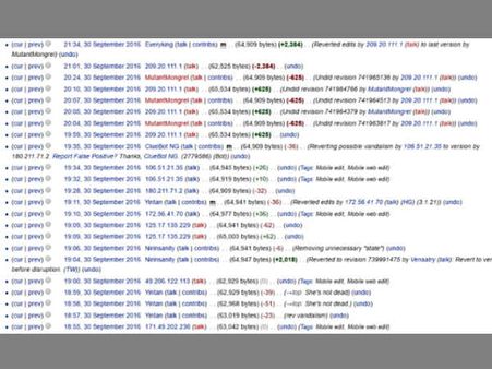 ജയലളിതയുടെ വിക്കിപീഡിയ പേജില്‍ ഒറ്റ ദിവസംകൊണ്ട് സംഭവിച്ചത്...