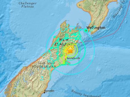 ന്യൂസിലാന്‍ഡില്‍ ശക്തമായ ഭൂചലനം, സുനാമി മുന്നറിയിപ്പ്