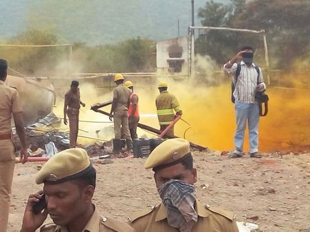 തിരുച്ചിറപ്പള്ളി പടക്ക ഫാക്ടറി സ്‌ഫോടനം: മരണം 20 ആയി