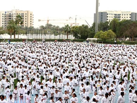 ചരിത്രം മാറ്റി മറിക്കാന്‍ പ്രകടനവുമായി യുഎഇ കരാട്ടെ ഫെഡറേഷന്‍
