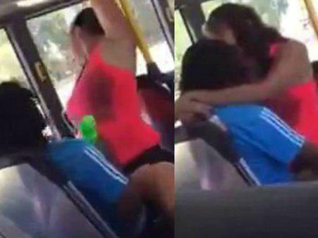 ട്രാന്‍സ്‌പോര്‍ട്ട് ബസില്‍ ബിയറും കുടിച്ചുകൊണ്ട് സെക്‌സ്.. യുവാവിനും യുവതിക്കും പ്രാന്താണോ, വീഡിയോ!!