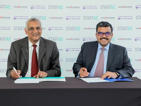 യുഎഇ എക്‌സ്‌ചേഞ്ചും അബുദാബി ന്യൂയോര്‍ക്ക് യൂണിവേഴ്‌സിറ്റിയും തമ്മില്‍ ധാരണ