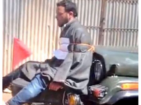 ജമ്മു കാശ്മീരില്‍ ജീപ്പിന് മുമ്പില്‍ യുവാവിനെ കെട്ടിയിട്ട മേജര്‍ക്ക് സൈനിക അവാര്‍ഡ്