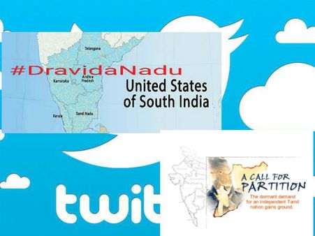 മോദിയുടെ ബീഫ് നിരോധനം ഇന്ത്യയെ പിളര്‍ക്കുമോ? ദ്രാവിഡനാടിന് വേണ്ടി ട്വിറ്റര്‍ പോരാട്ടം; പിന്നില്‍ ...