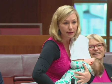 പാർലമെന്റ് ആയാലെന്താ...അമ്മയ്ക്ക വലുത് കുഞ്ഞ് തന്നെ!!!! പാര്‍ലമെന്റിൽ കുഞ്ഞിന് മുലയൂട്ടി എംപി!!