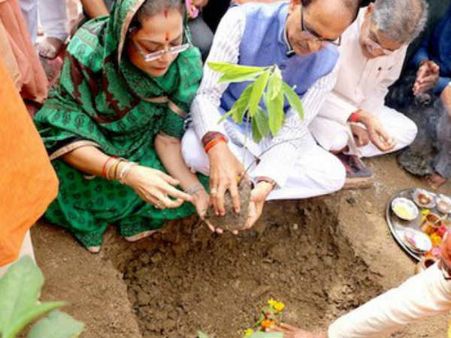 യുപിയെ മറികടന്ന് മധ്യപ്രദേശ് ഗിന്നസ് റെക്കോഡിലേക്ക് !!! 12മണിക്കൂർ കൊണ്ട് നട്ടത് 6.6 കോടി മരങ്ങൾ