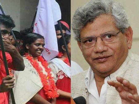 മഹാരാജാസിൽ ചരിത്രമെഴുതിയ പോരാട്ടത്തിന്റെ പെൺവീറ്... മൃദുലയെ അഭിനന്ദിച്ച് സീതാറാം യെച്ചൂരി...