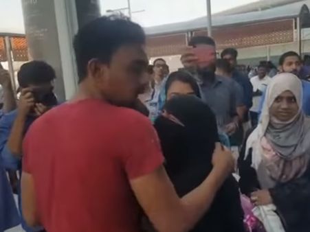 നൂര്‍ജഹാന്‍ മകനെ കാണുന്നത് 17 കൊല്ലത്തിന് ശേഷം; ഷാര്‍ജ വിമാനത്താവളത്തില്‍ വികാരനിര്‍ഭരമായ രംഗങ്ങള്‍