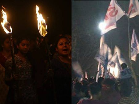 ഹൈദരാബാദ് സർവ്വകലാശാലയിലും ഇടത് സഖ്യത്തിന് ഉജ്ജ്വല വിജയം.. എബിവിപി കണ്ടം വഴി ഓടി