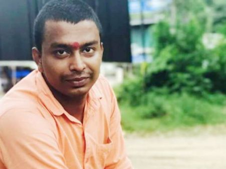 കേരളത്തിലെ ആർഎസ്എസ് പ്രവര്‍ത്തകന്റെ കൊലപാതകം ഉത്തരേന്ത്യയിൽ വൈറൽ; കമന്റിട്ട യുവാവിന് എകെ-47 വധഭീഷണി