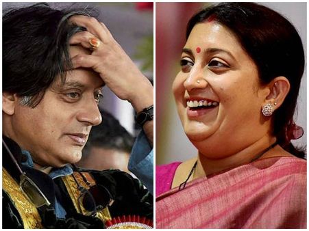 പത്മാവതി വിവാദം അവസാനിക്കുന്നില്ല; ഇറാനിയും തരൂരും നേർക്ക് നേർ, 'മഹാരാജ' പരാമർശവും വിവാദത്തിൽ!