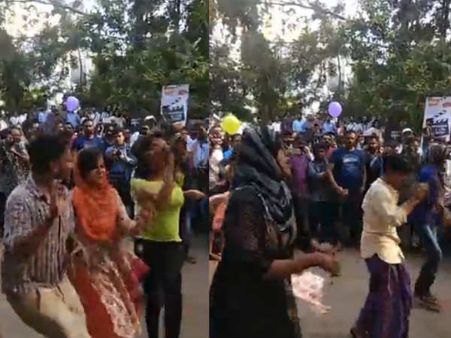 മലപ്പുറത്തെ പെൺകുട്ടികൾക്ക് പിന്തുണ.. രാജ്യാന്തര ചലച്ചിത്ര മേളയിൽ ഫ്ലാഷ് മോബ്