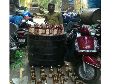 വിദേശ മദ്യവുമായി യുവാവ് അറസ്റ്റിൽ