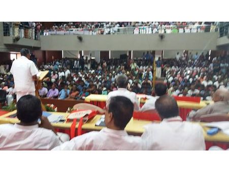 കമ്യൂണിസ്റ്റുകാര്‍ ദേശീയ പ്രസ്ഥാനത്തിന്റെ ഭാഗമെന്ന് പിണറായി; സിപിഎം കോഴിക്കോട് ജില്ലാ സമ്മേളനത്തിന് തുടക്കം