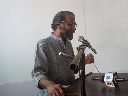 “സാഹിത്യത്തിന്റെ നൈതിക വാഗ്ദാനങ്ങൾ“ എന്ന വിഷയത്തെക്കുറിച്ച് സുനിൽ പി ഇളയിടത്തിന്റെ പ്രഭാഷണം