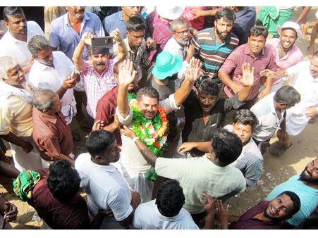 ശ്രീരാമകൃഷ്ണന്റെ തട്ടകത്തില്‍ യുഡിഎഫിന് ചരിത്ര വിജയം, നാല് പതിറ്റാണ്ടിന്റെ സിപിഎം കുത്തക തകര്‍ന്നു