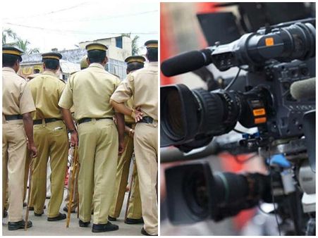 മാധ്യമ പ്രവര്‍ത്തകരെ തല്ലിക്കൂട്ടണമെന്ന് സിപിഎം അനുകൂല പോലീസുകാര്‍....ആഹ്വാനം വാട്സ്പ്പിലൂടെ