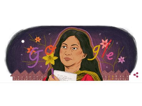 കമലാദാസിന് ആദരമർപ്പിച്ച് ഗൂഗിൾ ഡൂഡിൽ