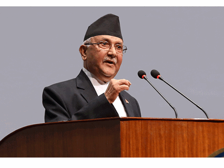 നേപ്പാള്‍ പ്രധാനമന്ത്രിയായി വിപ്ലവ നേതാവ് കെപി ഒലി അധികാരമേറ്റു