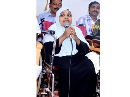 താന്‍ ഉയര്‍ത്തേഴുന്നേറ്റത് ഇഛ്ചാശക്തികൊണ്ടുമാത്രമെന്ന് സാമൂഹ്യ പ്രവര്‍ത്തക കെവി റാബിയ