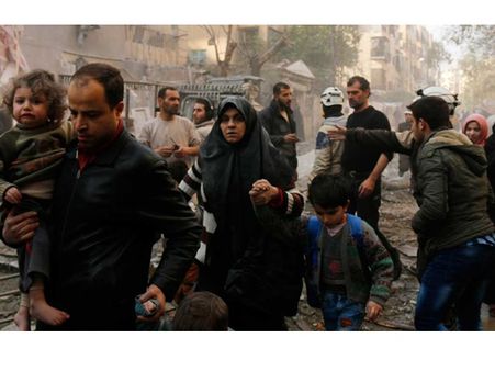 സിറിയയില്‍ കൂട്ടക്കുരുതി; 30 ദിവസത്തെ വെടിനിര്‍ത്തല്‍ ആഹ്വാനം ചെയ്ത് യുഎന്‍