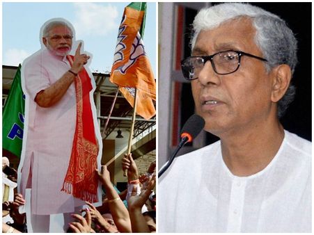 കാവിയോ ചെങ്കൊടിയോ?? ത്രിപുരയില്‍ വോട്ടെടുപ്പ് തുടരുന്നു.... കനത്ത പോളിങ്ങ്