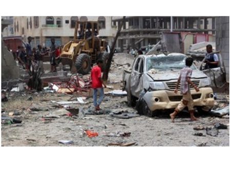 തെക്കന്‍ യമനില്‍ ഇരട്ട കാര്‍ബോംബ് സ്‌ഫോടനം; 14 മരണം, പിന്നില്‍ ഐഎസ്