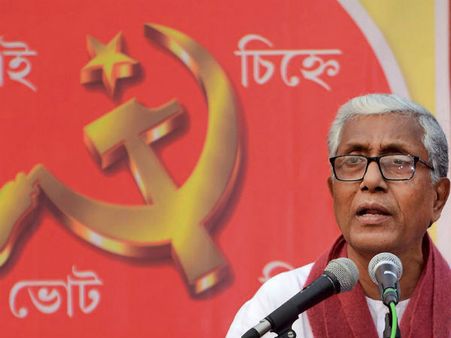 ബംഗ്ലാദേശിലേക്ക് വിട്ടോളണമെന്ന് ബി.ജെ.പി... ത്രിപുരയില്‍ തന്നെ കാണുമെന്ന് മണിക് സര്‍ക്കാര്‍