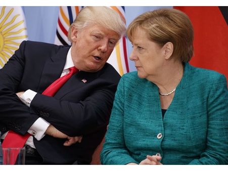 കിഴക്കന്‍ ഗൗത്ത ആക്രമണം: സിറിയന്‍ ഭരണകൂടത്തിനെതിരേ നടപടി വേണമെന്ന് ട്രംപും മെര്‍ക്കലും