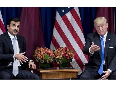 ഖത്തര്‍ അമീര്‍ ട്രംപുമായി ഫോണില്‍ സംസാരിച്ചു; ഏപ്രിലില്‍ കൂടിക്കാഴ്ച