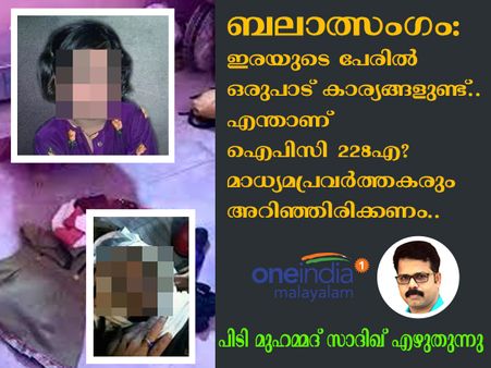 ബലാത്സംഗം: ഇരയുടെ പേരില്‍ ഒരുപാട് കാര്യങ്ങളുണ്ട്, എന്താണ് ഐപിസി 228എ? പിടി മുഹമ്മദ് സാദിഖ് എഴുതുന്നു