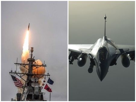 സിറിയയില്‍ അമേരിക്കയുടെ മിസൈലുകള്‍ പാഴായത് മിച്ചം; 103ല്‍ 71 ക്രൂയിസ് മിസൈലുകളും തകര്‍ത്തതായി റഷ്യ