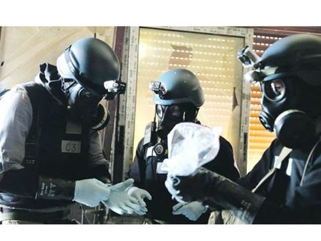 സിറിയയിലെ രാസായുധ പരിശോധനയെ ചൊല്ലി യുഎസും റഷ്യയും തമ്മില്‍ വാക്‌പോര്