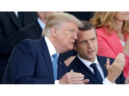 ഇറാന്‍ ആണവ കരാറില്‍ നിന്ന് പിന്‍മാറരുതെന്ന് ട്രംപിനോട് മാക്രോണ്‍