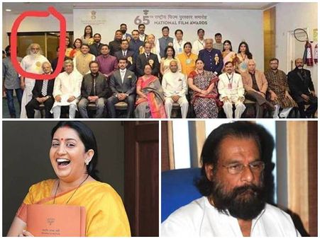 മറുകണ്ടം ചാടി ദേശീയ പുരസ്ക്കാരം വാങ്ങി.. സ്മൃതി ഇറാനി യേശുദാസിനെ ഒരു മൂലയ്ക്ക് ഒതുക്കി