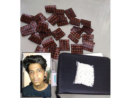 ഒരു ഗുളിക കഴിച്ചാല്‍ ദിവസം മുഴുവന്‍ ലഹരി, ഗുളികകളുമായി ബിബിഎ വിദ്യാര്‍ഥി പിടിയില്‍