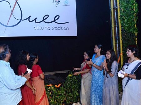 കൈത്തറിയുടെ ഡിസൈന്‍ വസ്ത്രങ്ങളുമായി നിഫ്റ്റ് വിദ്യാര്‍ഥികളുടെ ഫാഷന്‍ ഷോ