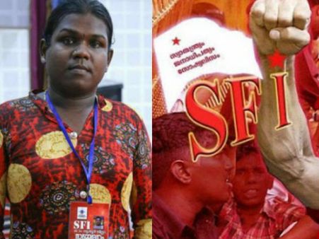 ഒരു ചുവട് കൂടി മുന്നോട്ട്.. ട്രാന്‍സ്‌ജെന്‍ഡര്‍ നന്ദന എസ്എഫ്‌ഐ ജില്ലാ കമ്മിറ്റിയില്‍, രാജ്യത്താദ്യം