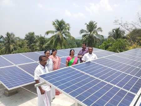 പാമ്പാക്കുട ബ്ലോക്ക് പഞ്ചായത്ത് ഇനി സൗരോർജ്ജ പ്രഭയില്‍