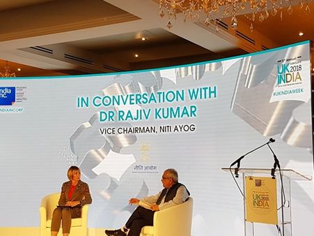 യുകെ ഇന്ത്യ വീക്ക് 2018: മോദി സർക്കാരിന്റെ നേട്ടങ്ങൾ വിവരിച്ച് നീതി ആയോഗ് ഉപാധ്യക്ഷൻ രാജീവ് കുമാർ