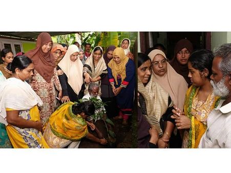 കെവിന്റെ വീട്ടുമുറ്റത്ത് ഓര്‍മ മരം നട്ട് മഹിളാ ലീഗ് പരിസ്ഥിതി ദിനാചരണത്തിന് തുടക്കം