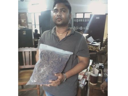 ഒന്നേകാല്‍ കിലോ കഞ്ചാവുമായി യുവാവ് അറസ്റ്റില്‍